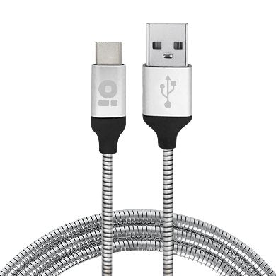 CABLE USB V3.0 TIPO C BROBOTIX 180501 - USB C, USB A, 1 m, Plata CABLE USB V3.0 TIPO C BROBOTIX 180501 - USB C, USB A, 1 m, Plata